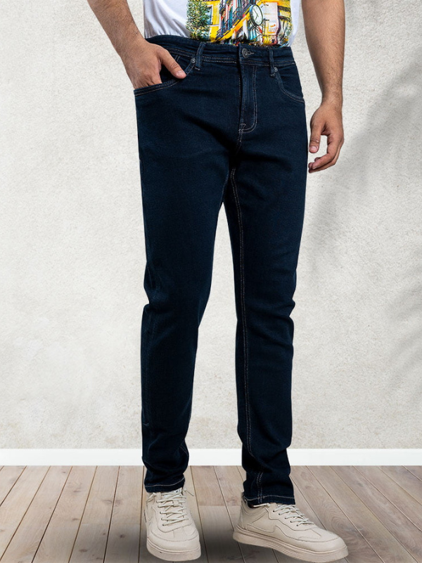 Men’s Dark Blue color Denim Pant by Richman