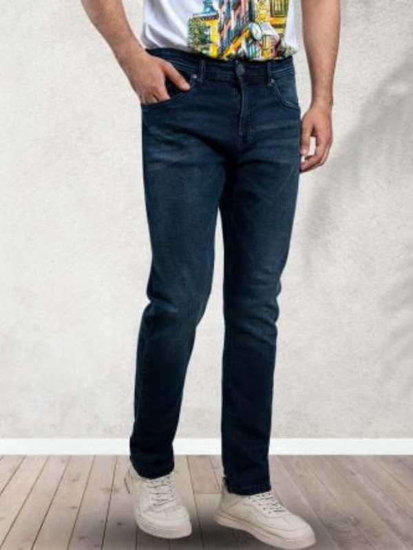 Men’s Dark Blue color Denim Pant by Richman